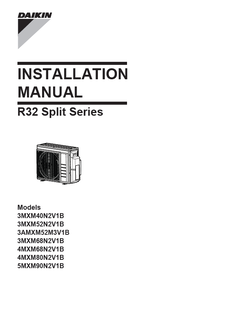 3MXM-N,4MXM-N,5MXM-N,3AMXM-M_3PEN417620-3N_installation manual_English download